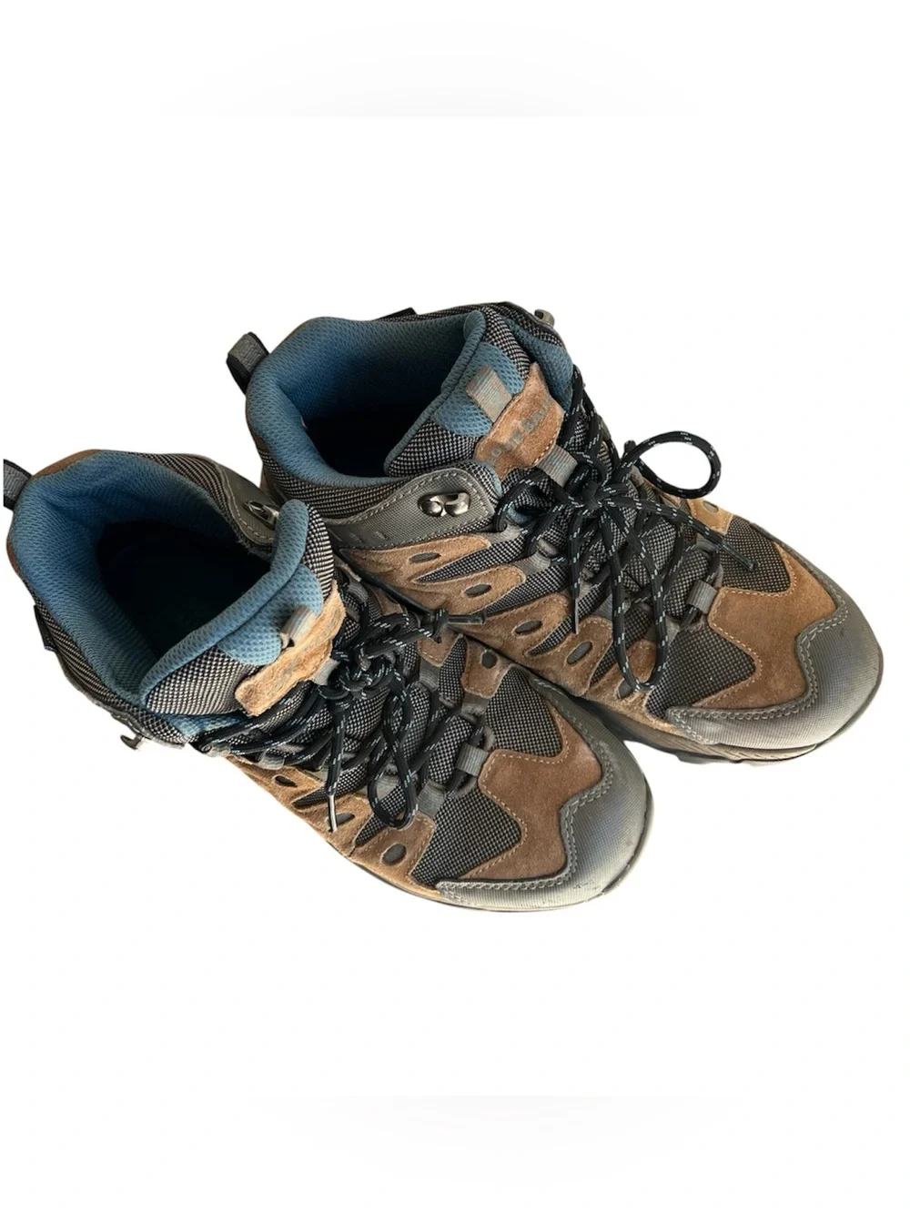 Eddie Bauer Women's Tan and Gray Waterproof Hiking Boots 9.5m